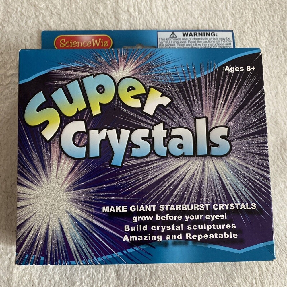 Science Wiz Super Crystals Make Giant Starburst Crystals New in Box